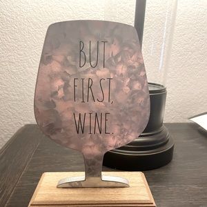 Rae Dunn But first wine
